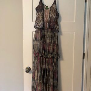 Anthropologie Josie Tiered Maxi Dress- Meadow Rue